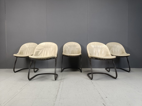 Image 1 of Gastone Rinaldi 'Pascale' Dining Chairs, 1970S - Set Of 5