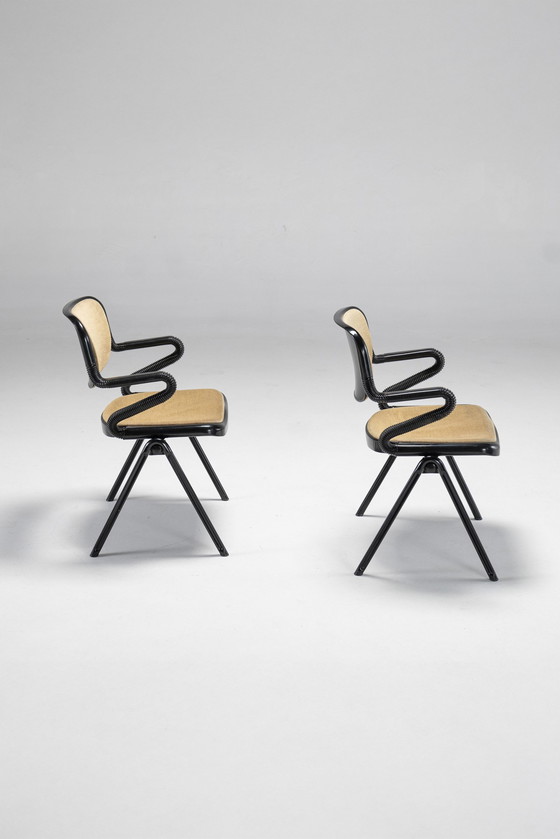 Image 1 of Pair Of Vertebra Chairs By E. Ambasz & G. Piretti For Anonima Castelli, Italy, 1970S