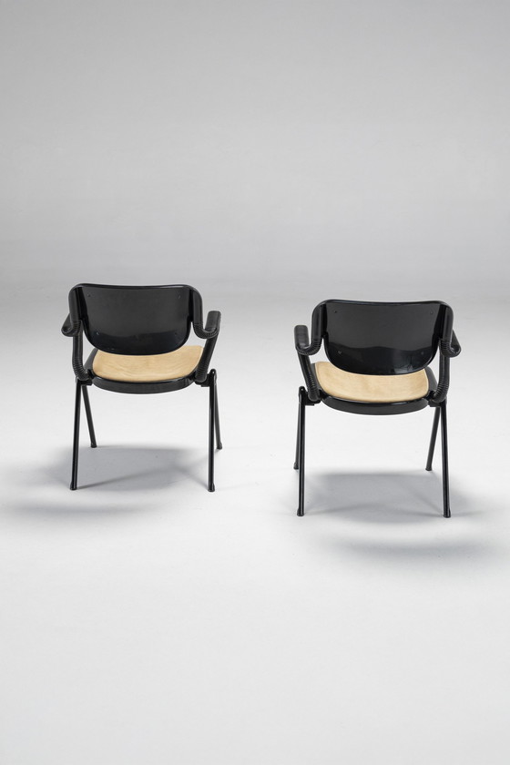 Image 1 of Pair Of Vertebra Chairs By E. Ambasz & G. Piretti For Anonima Castelli, Italy, 1970S