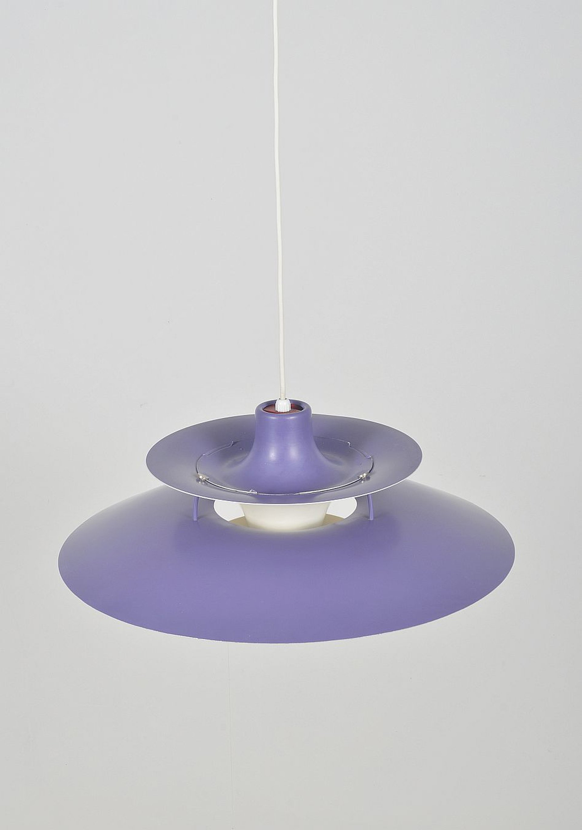 Vintage Ph5 Lilac pendant lamp by Poul Henningsen for Louis