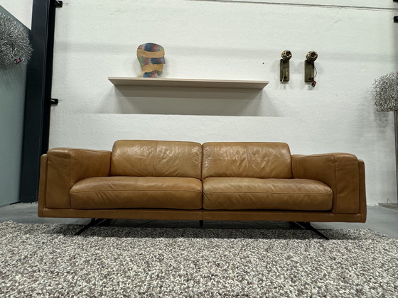 Image 1 of Domicil 3 Seater Sofa Cognac Leather