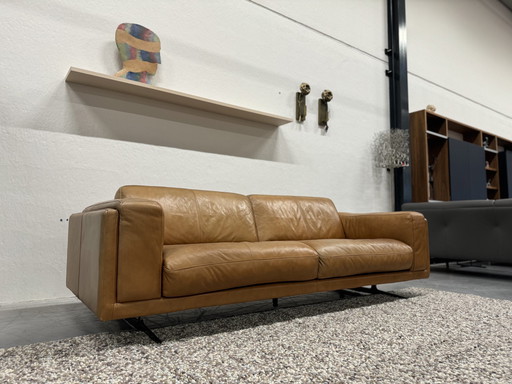 Domicil 3 Seater Sofa Cognac Leather