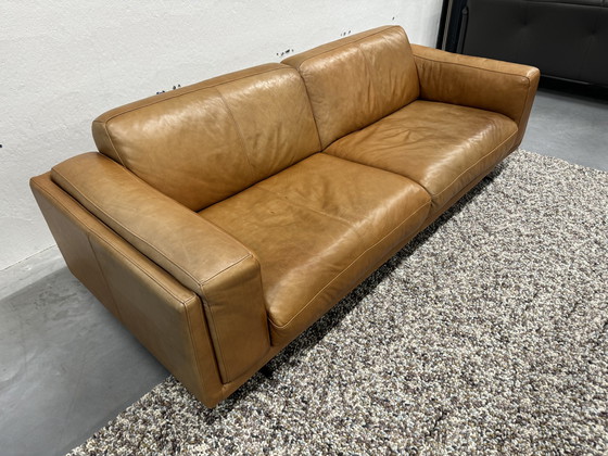 Image 1 of Domicil 3 Seater Sofa Cognac Leather