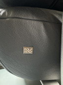 2x Rolf Benz Sofa 1900 Black leather couch