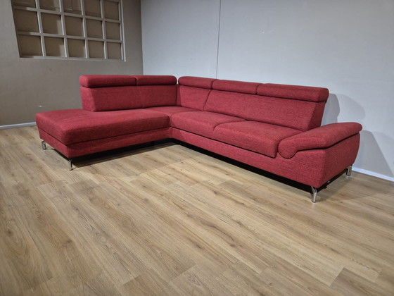 Image 1 of Montel Urban - Corner sofa - Red - Fabric - Design - Adjustable