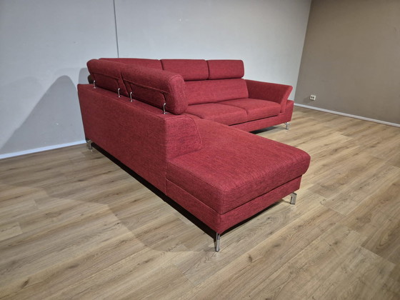 Image 1 of Montel Urban - Corner sofa - Red - Fabric - Design - Adjustable