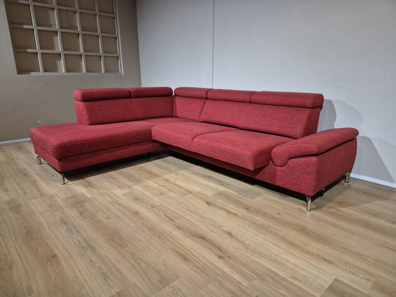 Image 1 of Montel Urban - Corner sofa - Red - Fabric - Design - Adjustable