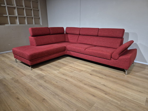 Image 1 of Montel Urban - Corner sofa - Red - Fabric - Design - Adjustable