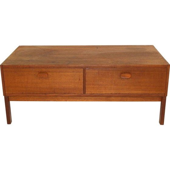 Image 1 of Vintage teak console Sweden 1960s