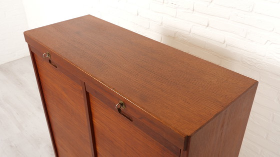 Image 1 of VIntage file cabinet | Office cabinet | with roller doors | 1960s