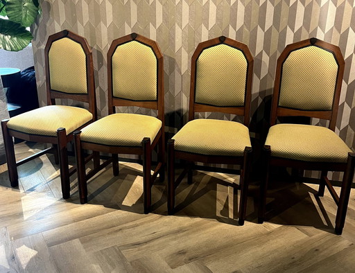 4x Amsterdam School Dining Chair