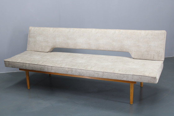 Image 1 of 1960S Miroslav Navratil Convertible Restored Daybed Sofa, Czechoslovakia