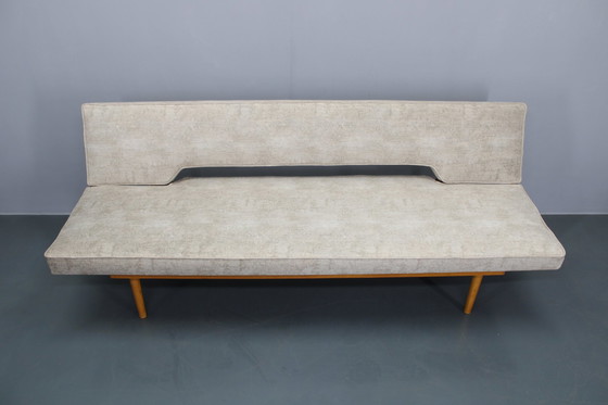 Image 1 of 1960S Miroslav Navratil Convertible Restored Daybed Sofa, Czechoslovakia