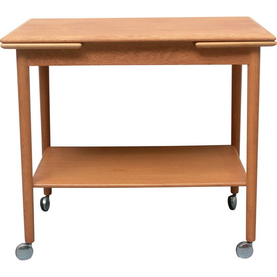 Image 1 of Carrello vintage in rovere per Dyrlund, Danimarca anni '60