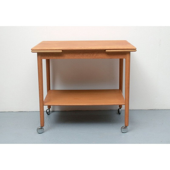 Image 1 of Carrello vintage in rovere per Dyrlund, Danimarca anni '60