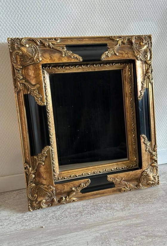 Image 1 of Specchio vintage con cornice dorata