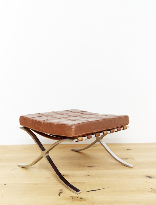 Ludwig Mies Van Der Rohe Mr90 "Barcelona" Stool Knoll International