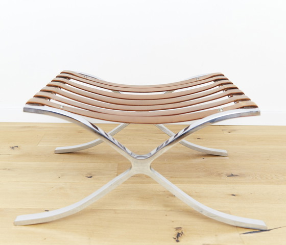 Image 1 of Ludwig Mies Van Der Rohe Mr90 "Barcelona" Stool Knoll International