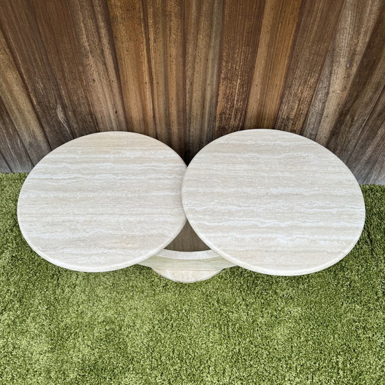 Image 1 of Travertine coffee table