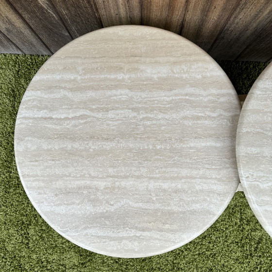 Image 1 of Travertine coffee table