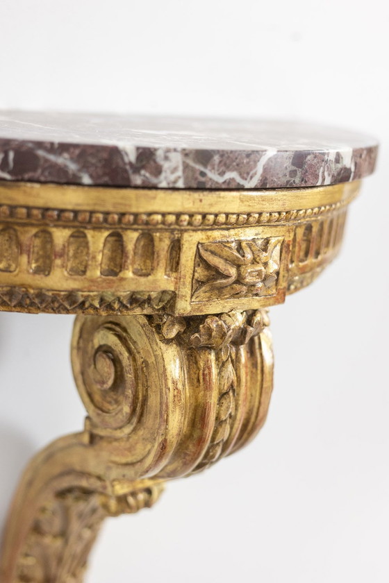 Image 1 of Pair Of Louis Xvi Style Napoleon Iii Period Consoles. Circa 1880.