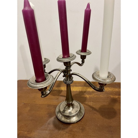 Image 1 of Vintage 5-branch candlestick