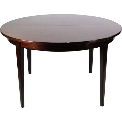Rosewood vintage model No. 55 dining table by Omann Jun. A  S, 1960s