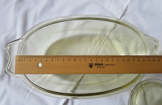 Image 1 of Jena Therm yellow casserole dish no. 3052