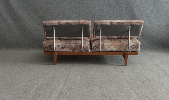 Image 1 of Divano Stella Couch, poltrona, stile vintage anni '60, due posti, design danese di metà secolo. 