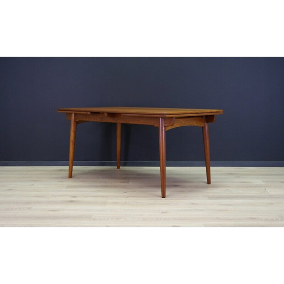 Image 1 of Wooden table, model AT-312, Danish design, 1960s, designer: Hans J. Wegner, manufacturer: Andreas Tuck