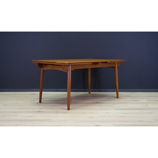 Wooden table, model AT-312, Danish design, 1960s, designer: Hans J. Wegner, manufacturer: Andreas Tuck