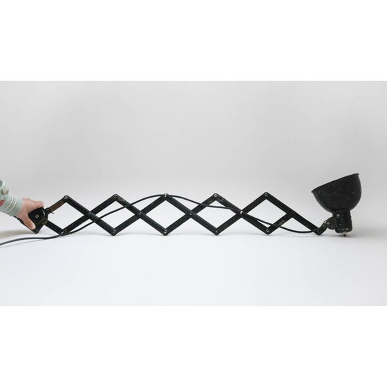 Image 1 of Vintage industrial scissor lamp, 1960s