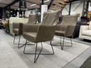 8 Label Chief Dining chair Bald sprang Olive leather