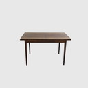 Vintage extendable dining table - Wenge wood, 1960s