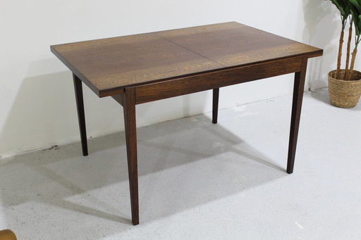 Table de salle à manger extensible vintage - Bois de wengé, 1960s