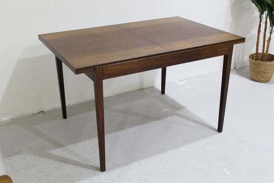 Image 1 of Table de salle à manger extensible vintage - Bois de wengé, 1960s
