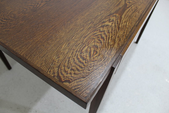 Image 1 of Table de salle à manger extensible vintage - Bois de wengé, 1960s