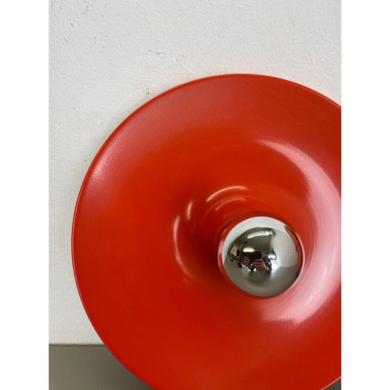 Image 1 of Pair of vintage aluminium wall lamps for Honsel Ligjhts, Germany 1970s