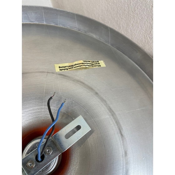 Image 1 of Pair of vintage aluminium wall lamps for Honsel Ligjhts, Germany 1970s