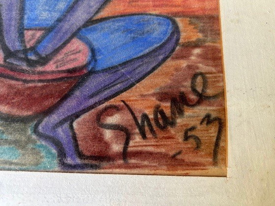 Image 1 of Watercolor From 1953