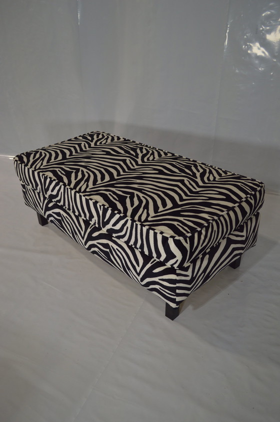 Image 1 of Zebra Footstool