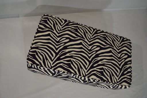 Zebra Footstool