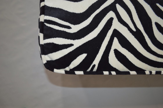 Image 1 of Zebra Footstool