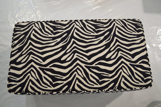 Image 1 of Zebra Footstool