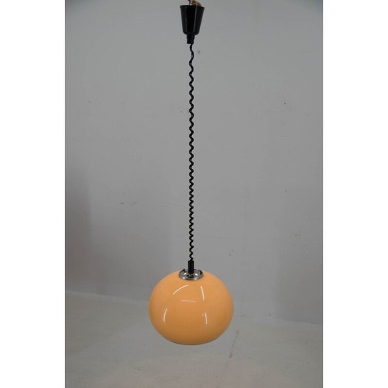 Image 1 of Vintage plastic pendant lamp by Harvey Guzzini for Meblo, Italy 1970