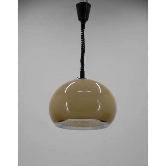 Image 1 of Vintage plastic pendant lamp by Harvey Guzzini for Meblo, Italy 1970