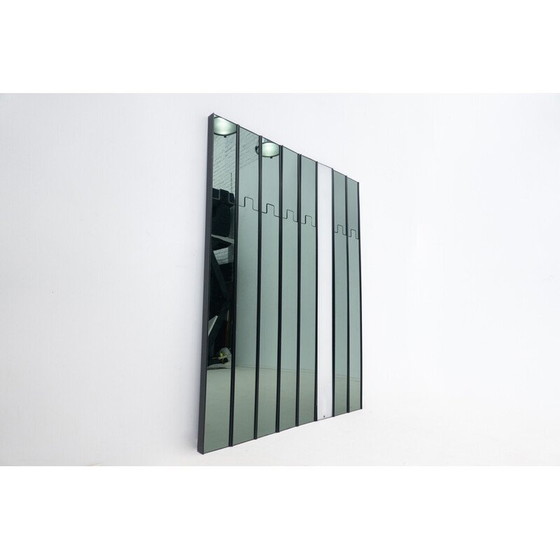 Image 1 of Vintage wall mirror and coat-rack "Gronda" by Luciano Bertoncini, 1970s