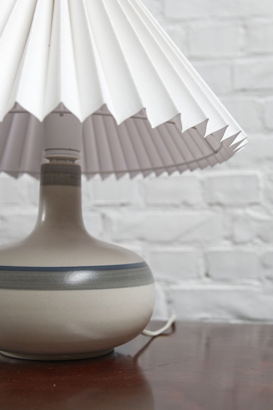 Image 1 of Lampada da tavolo vintage in ceramica di Axella Stentoj, Danimarca, anni '60