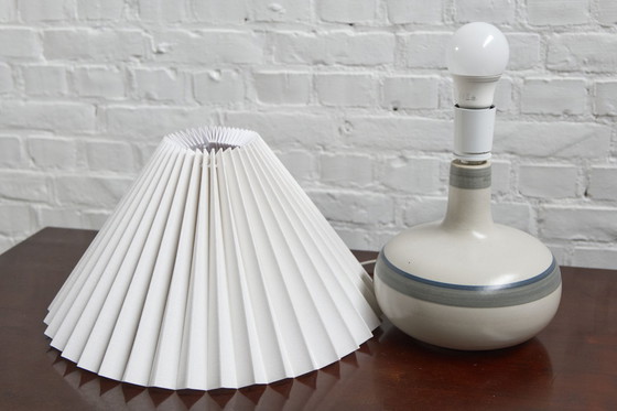 Image 1 of Lampada da tavolo vintage in ceramica di Axella Stentoj, Danimarca, anni '60