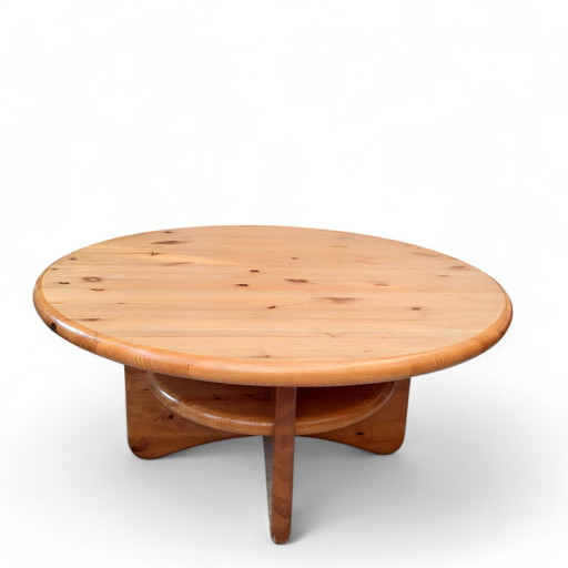 Mcm Scandinavian Design Coffee Table Solid Pine, D104